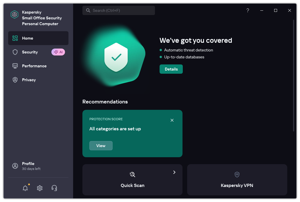 Kaspersky Small Office Security — 10 PC + 10 Mobile / 1 жил