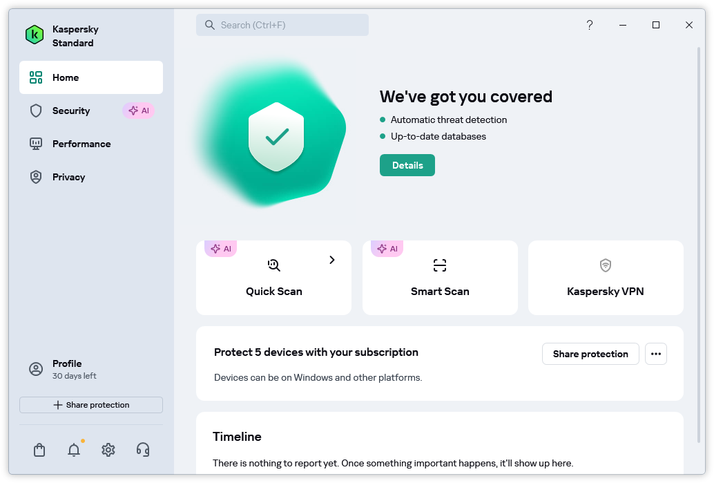 Kaspersky Standard — 1 төхөөрөмж / 1 жил